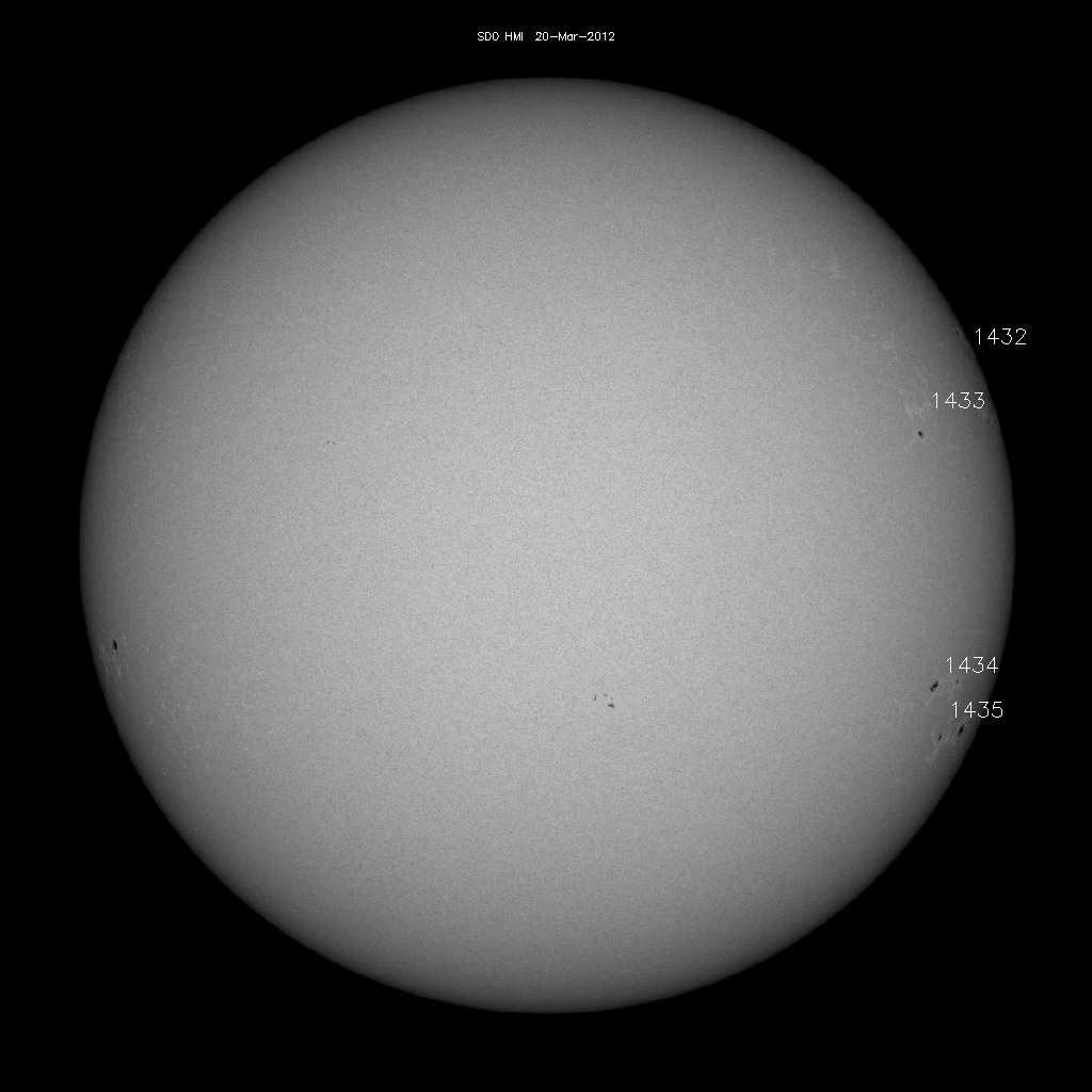 Sunspot regions