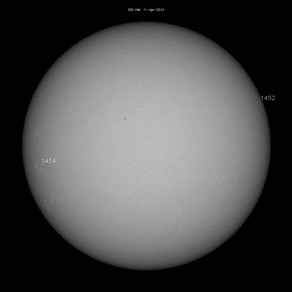 Sunspot regions