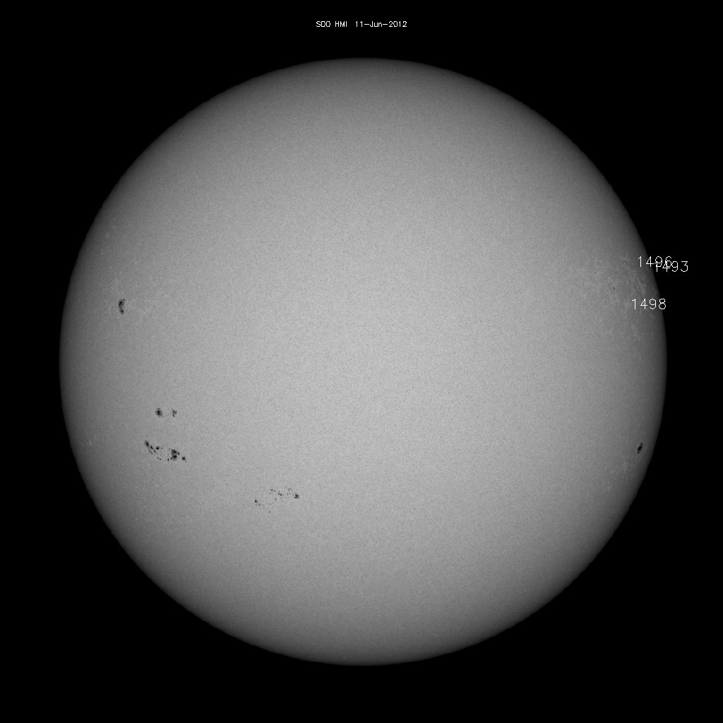 Sunspot regions