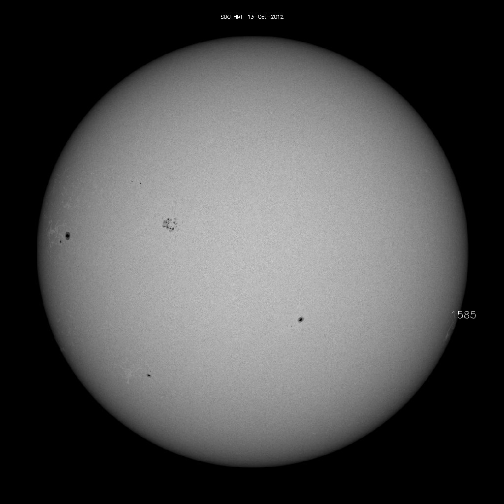 Sunspot regions