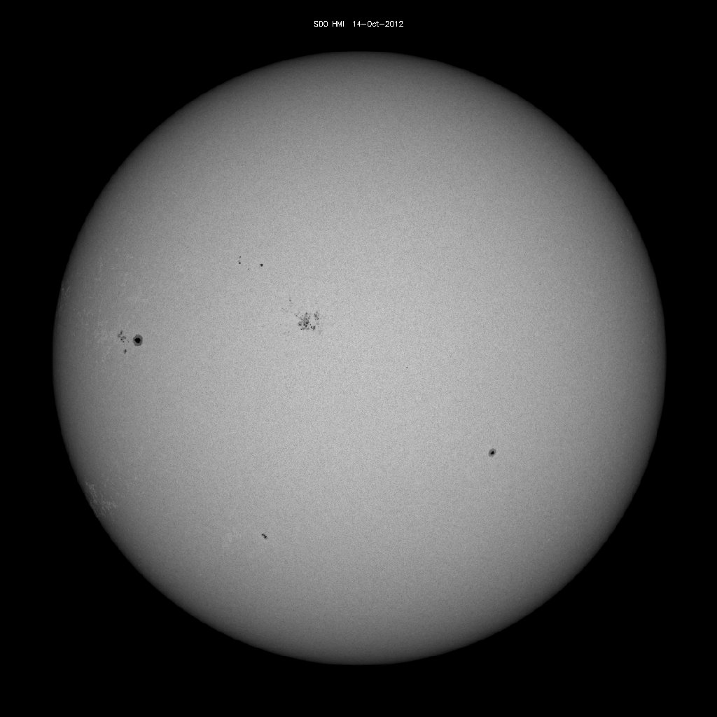 Sunspot regions