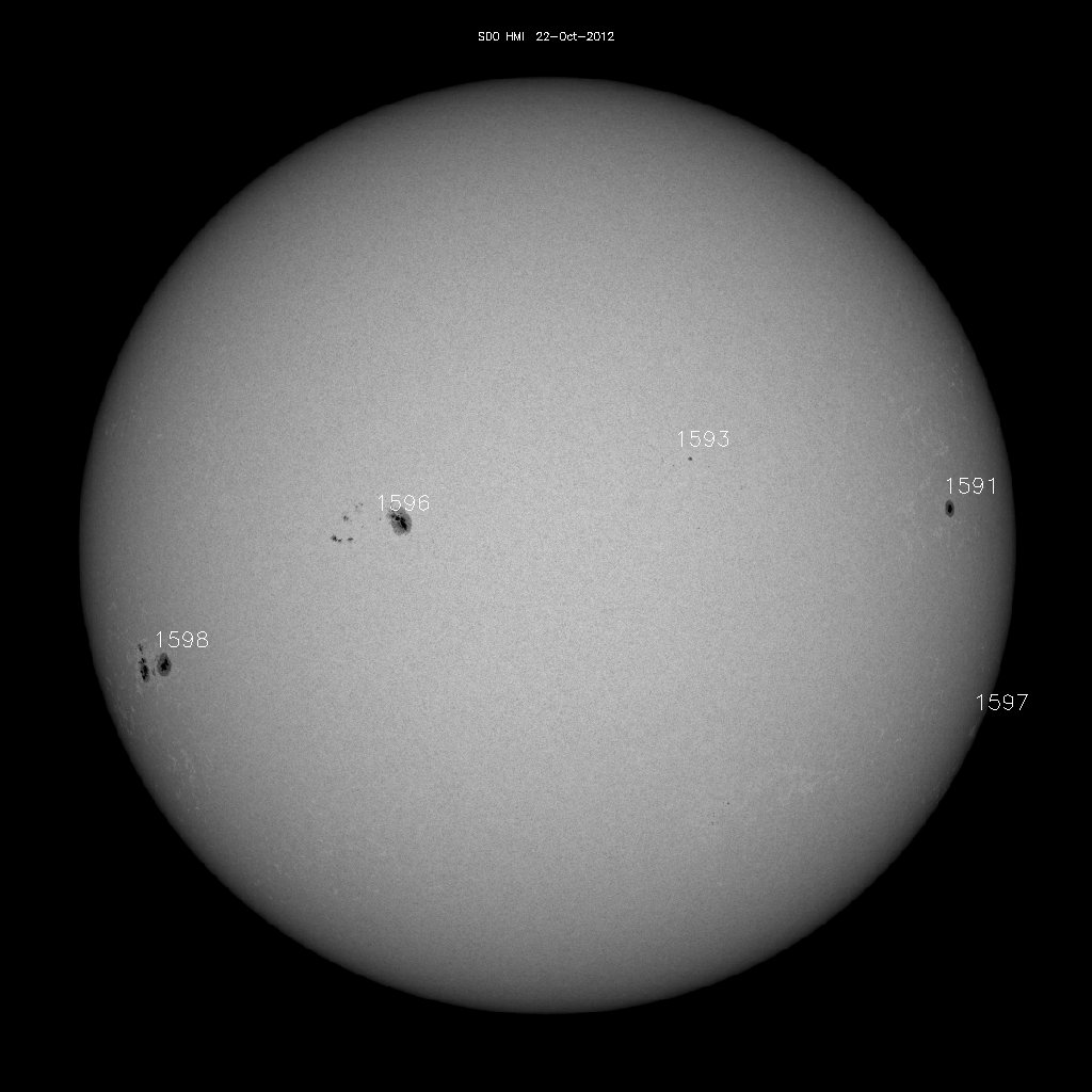 Sunspot regions