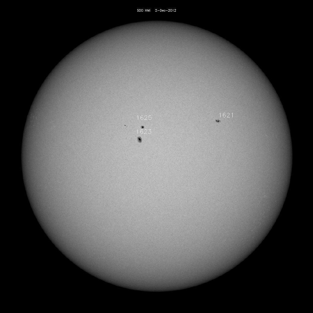 Sunspot regions