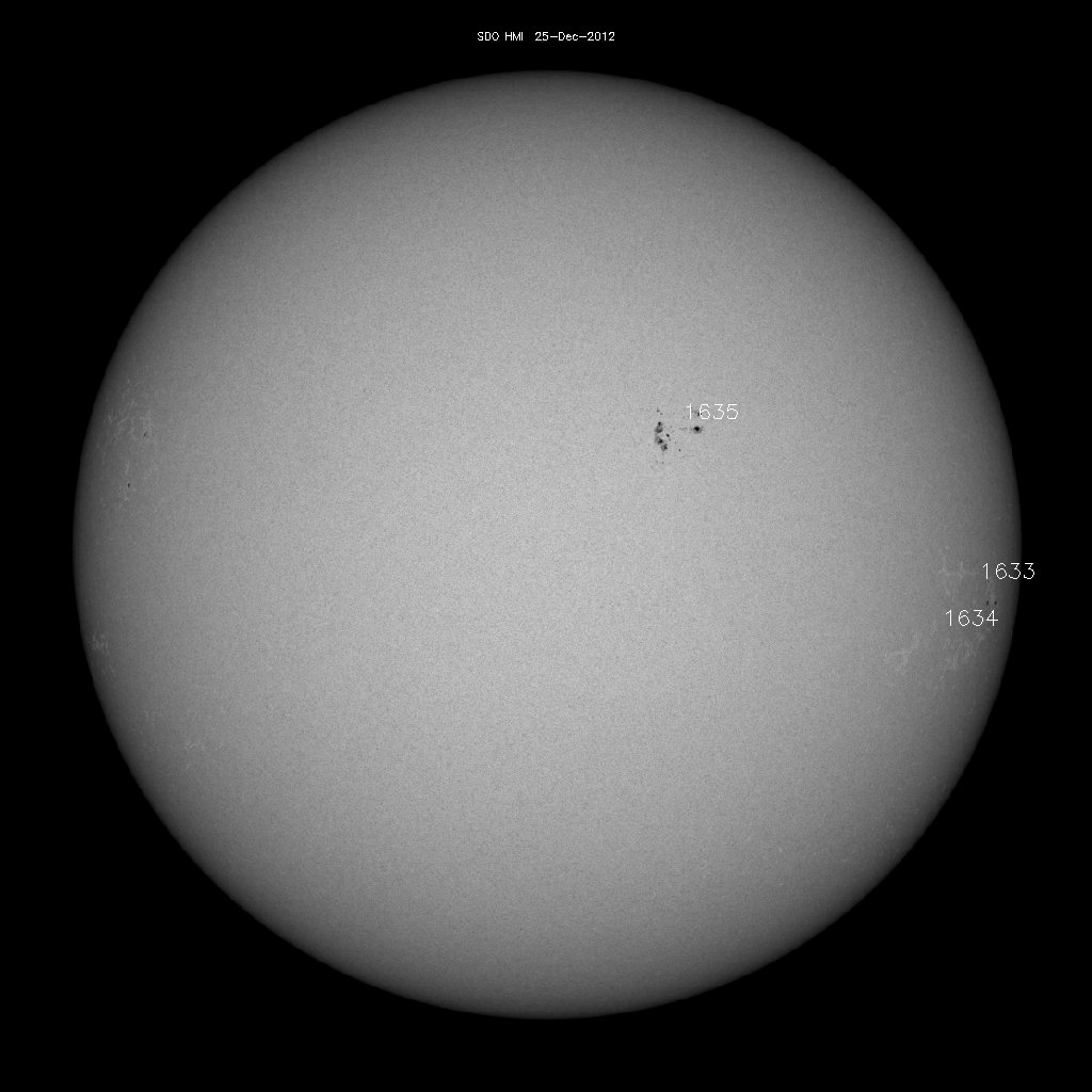 Sunspot regions