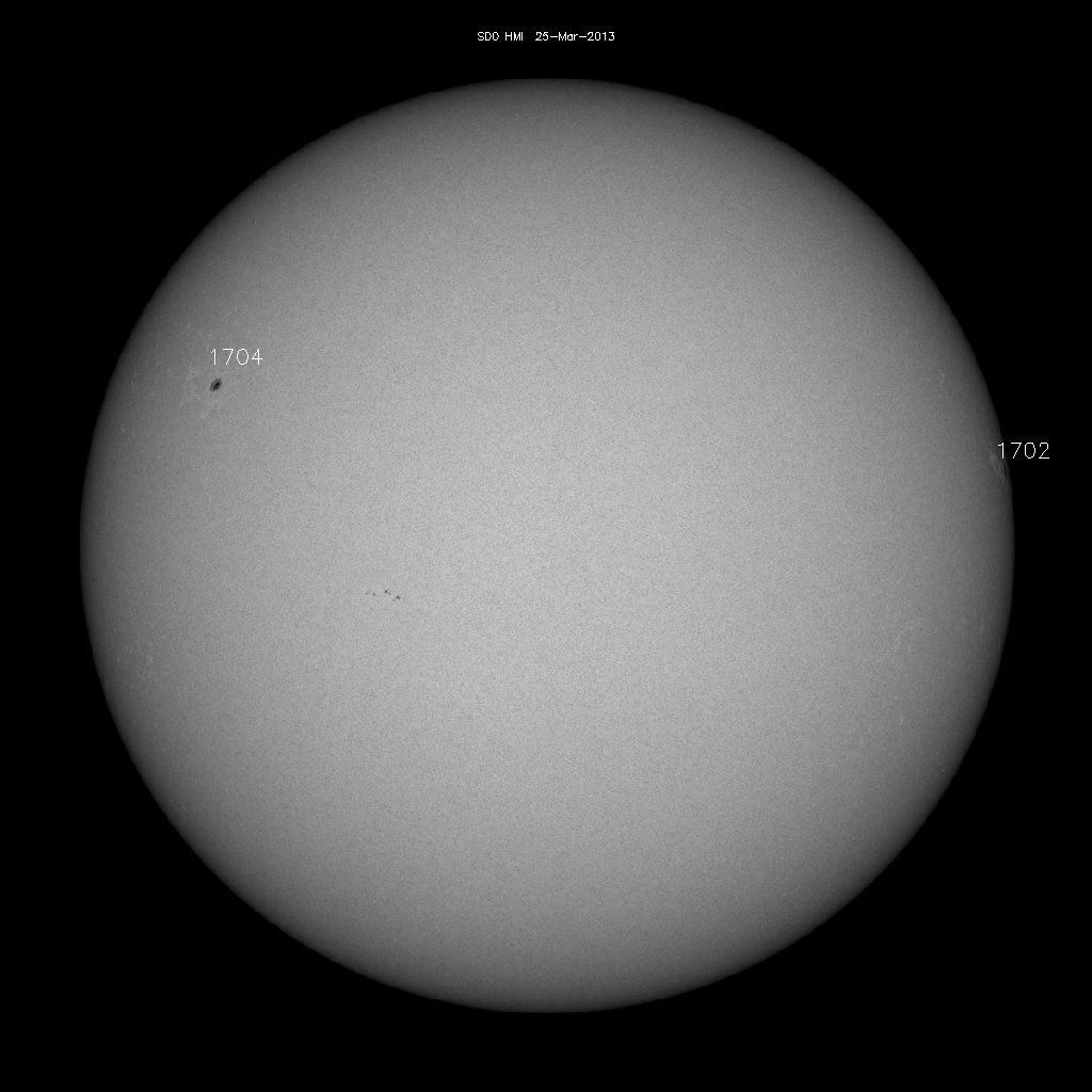 Sunspot regions