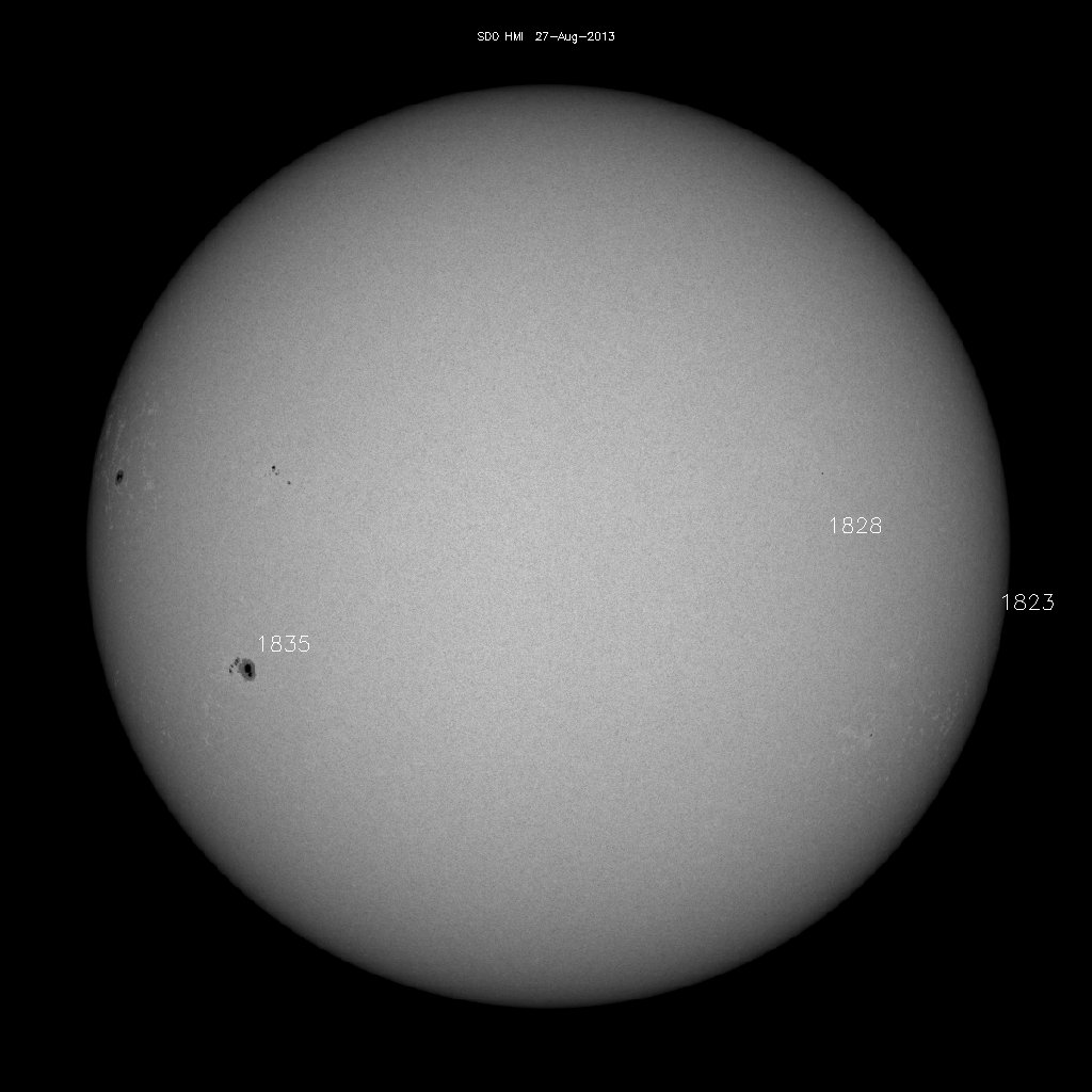 Sunspot regions