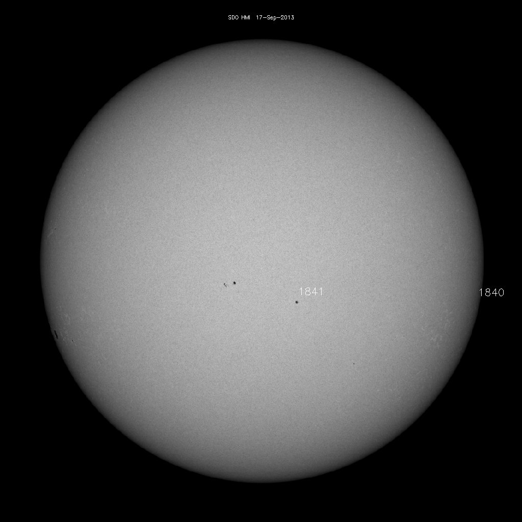 Sunspot regions