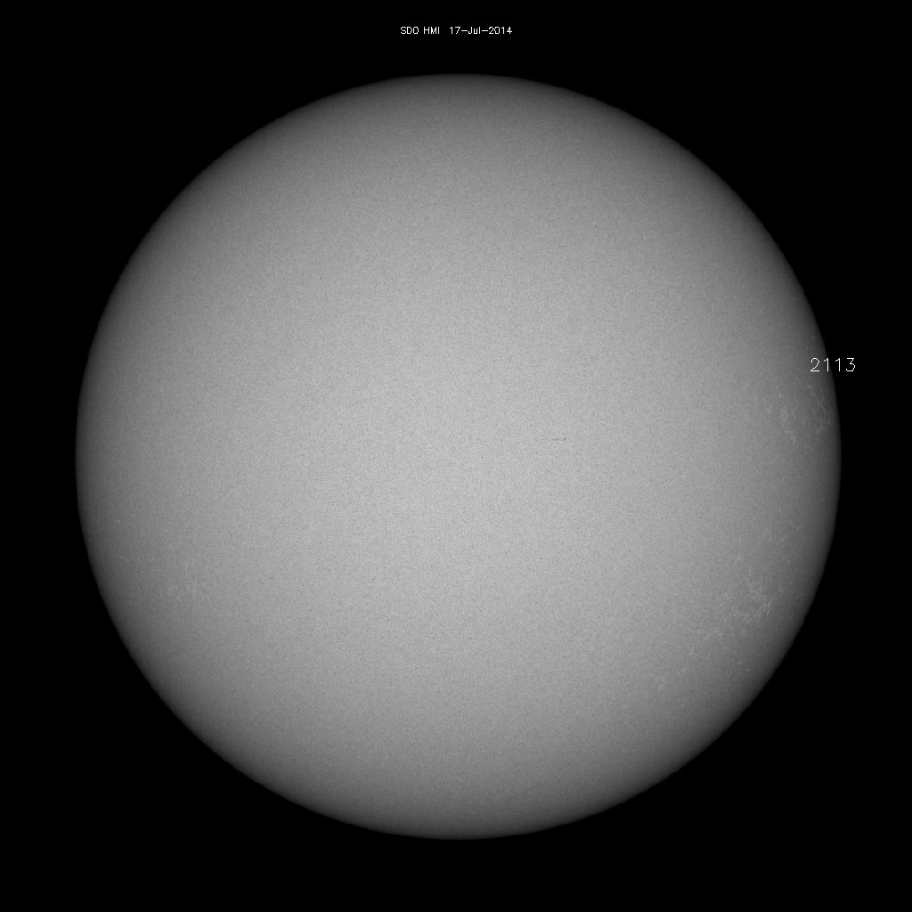 Sunspot regions