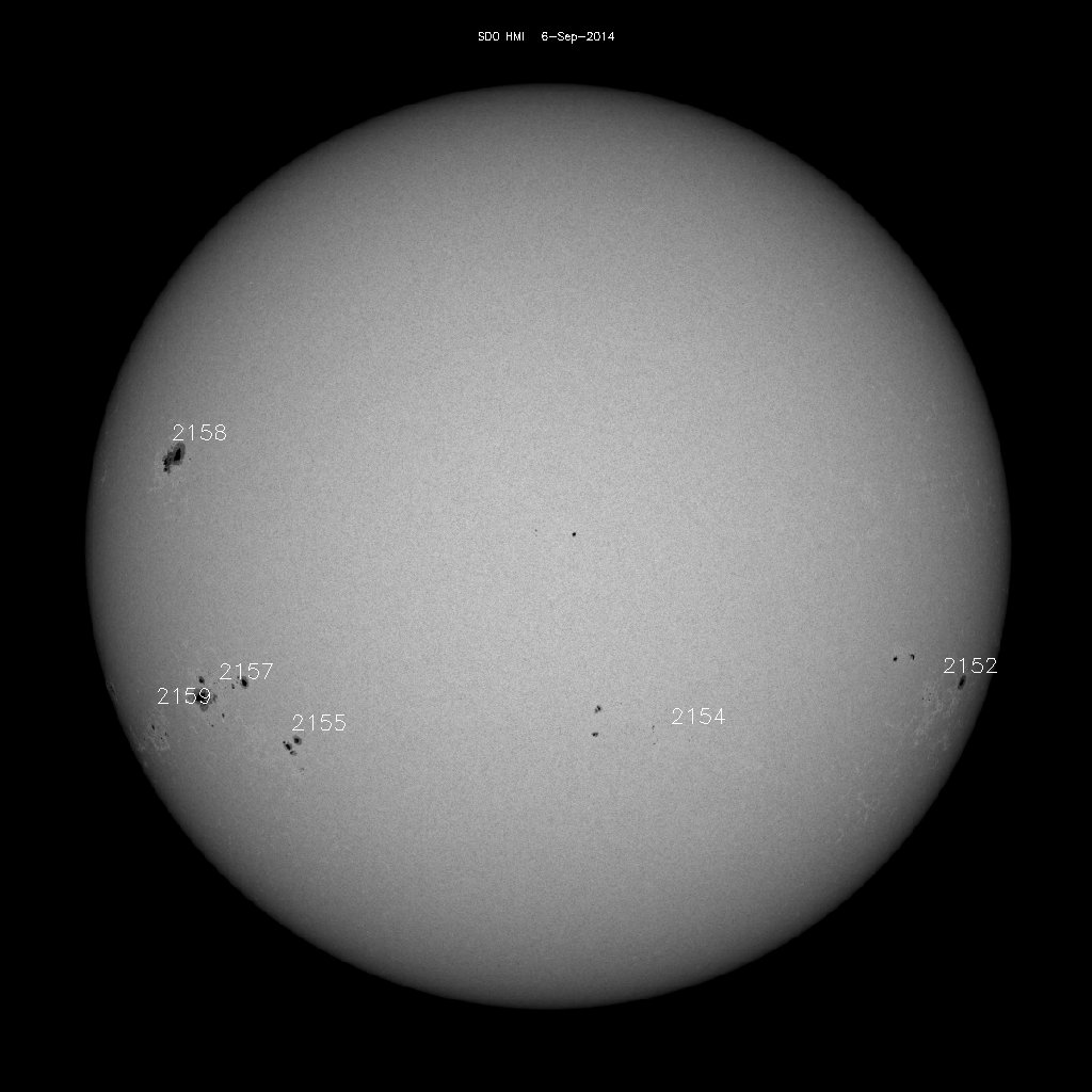 Sunspot regions