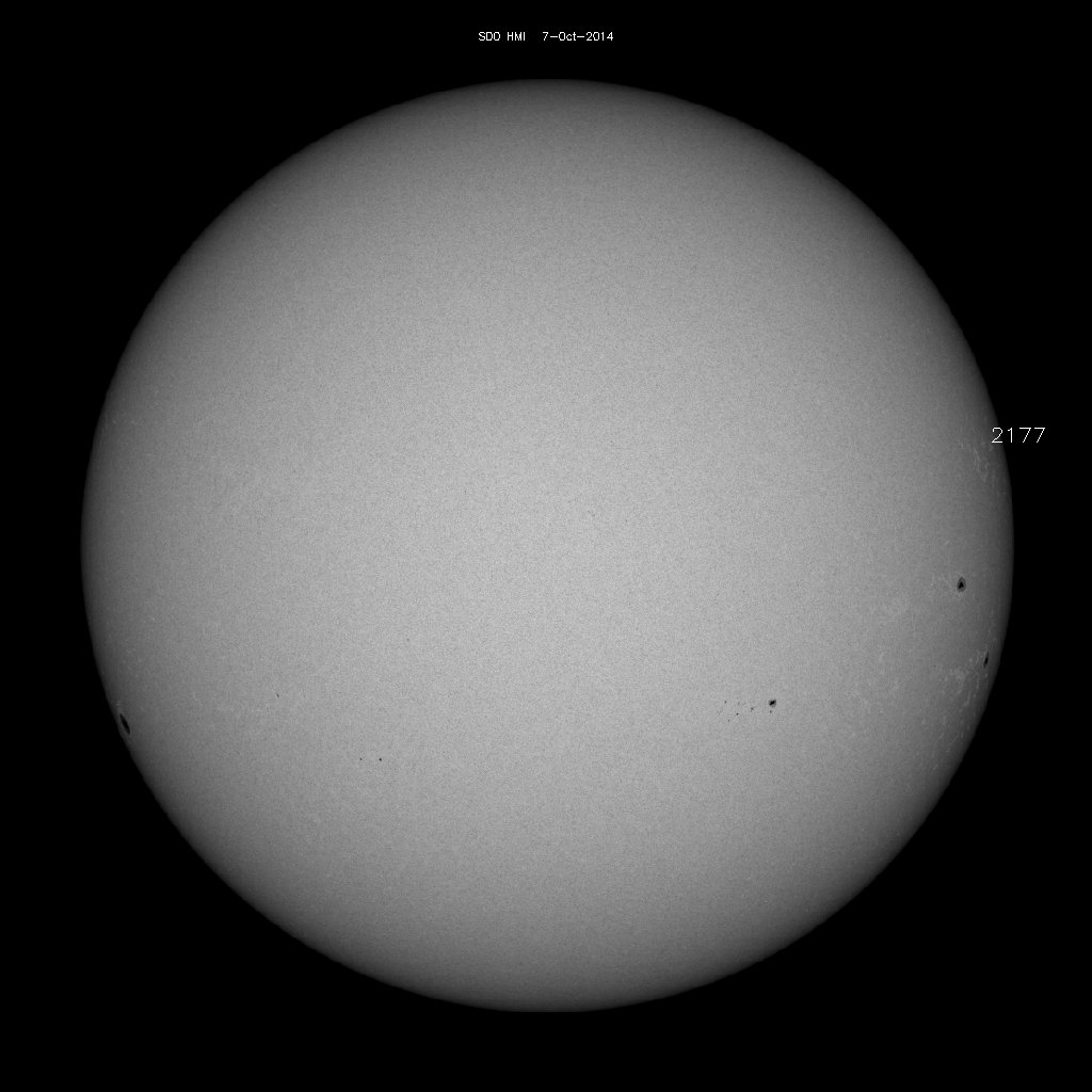 Sunspot regions