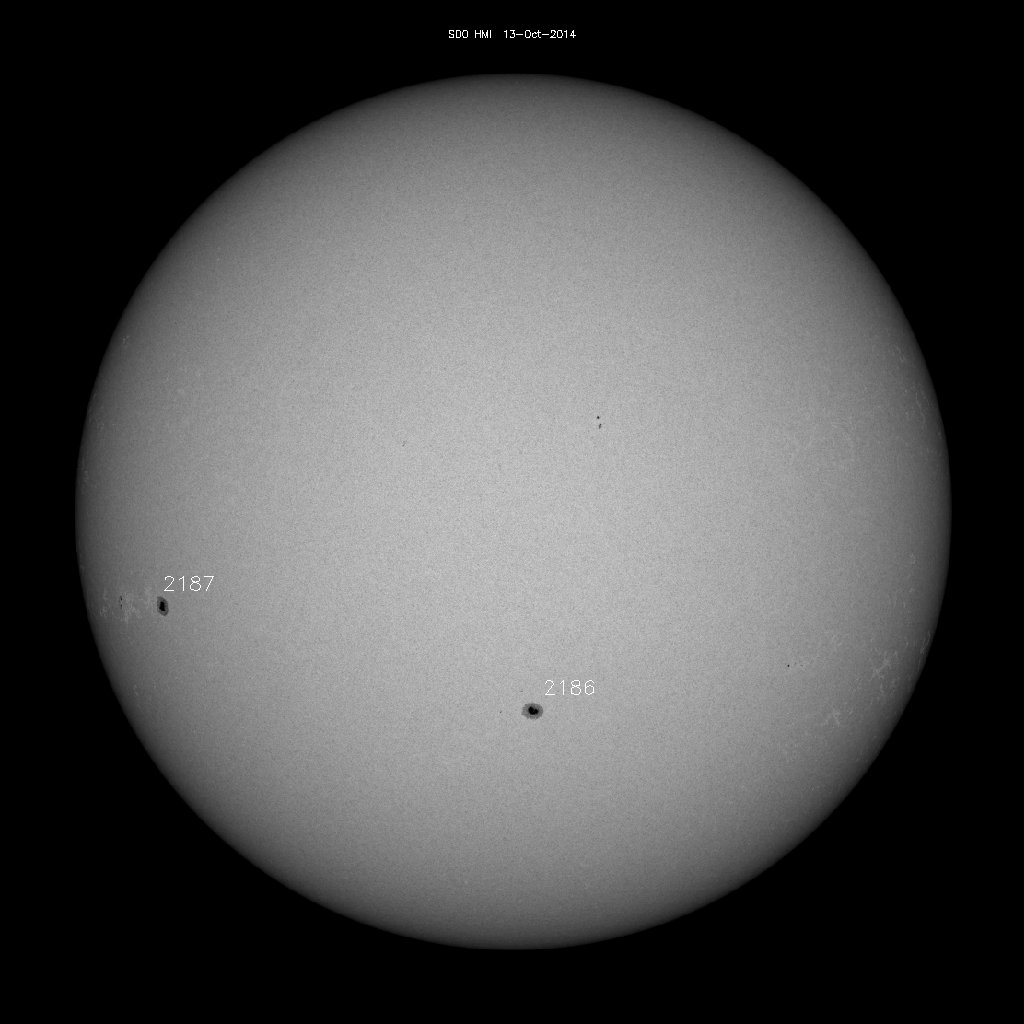 Sunspot regions