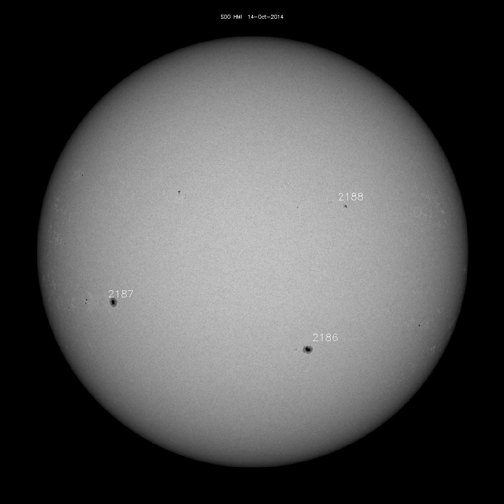 Sunspot regions