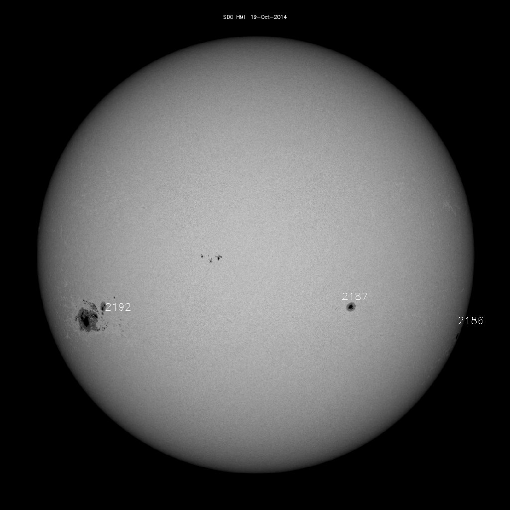 Sunspot regions