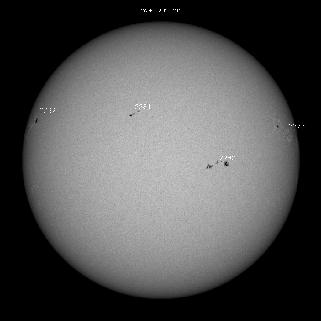 Sunspot regions