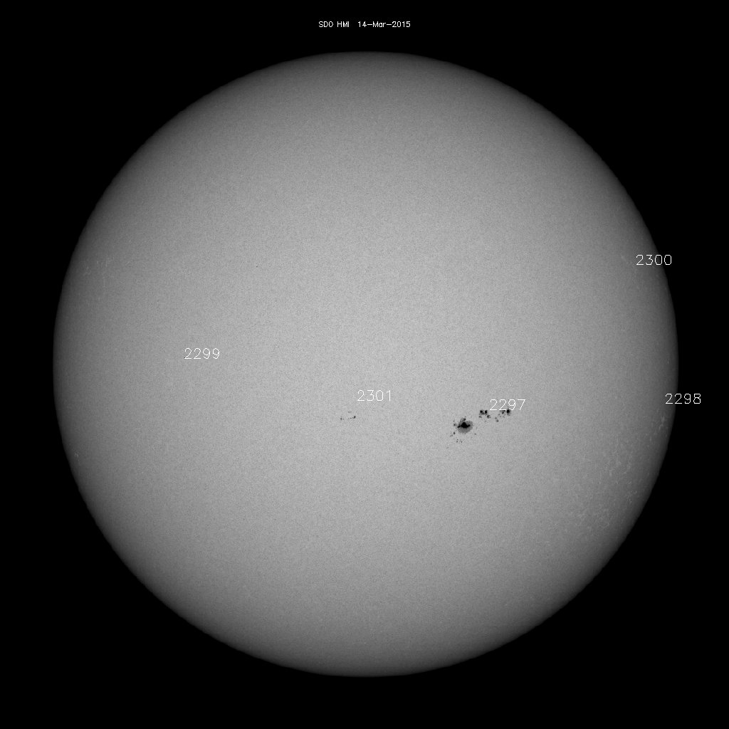 Sunspot regions