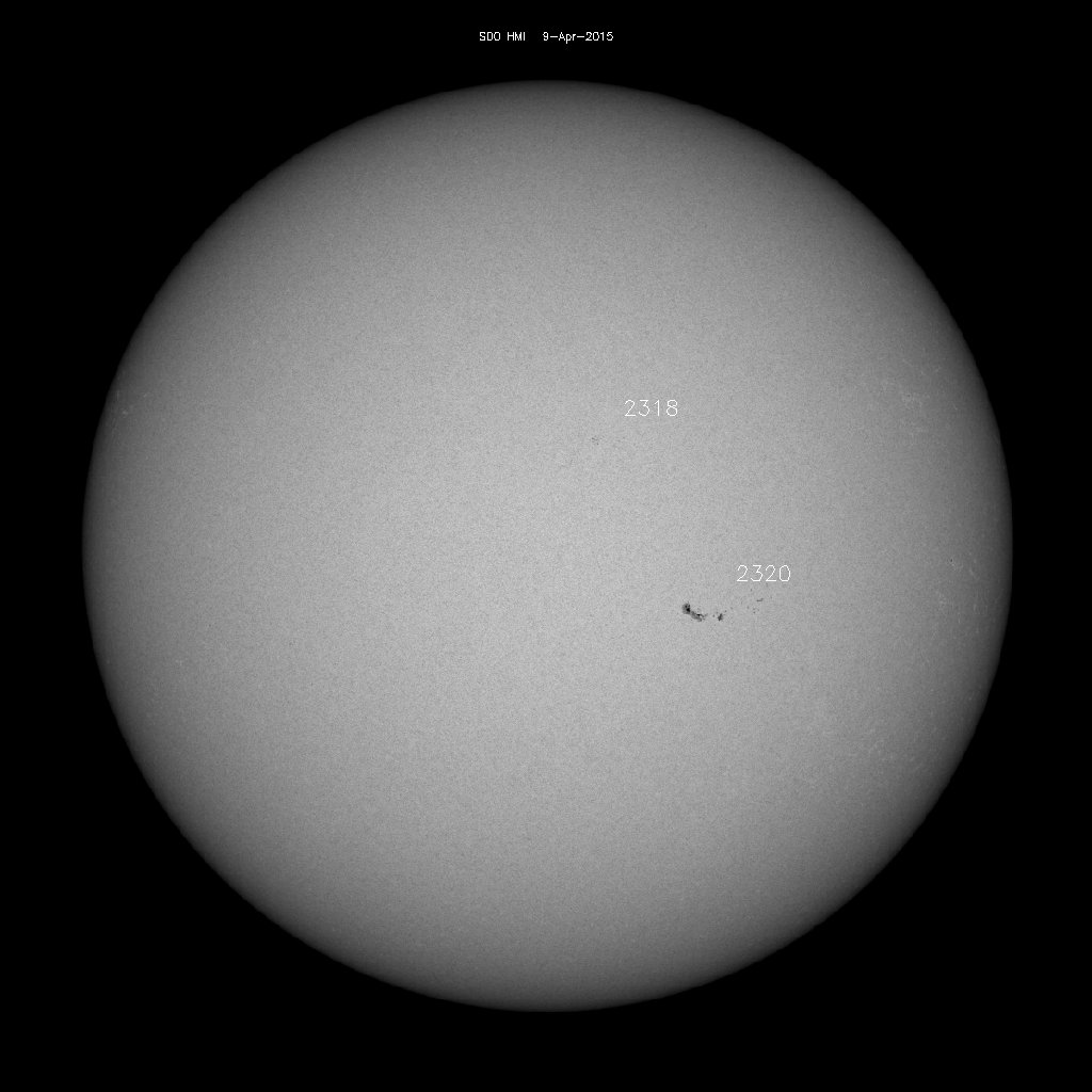 Sunspot regions