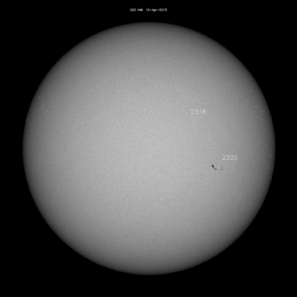 Sunspot regions