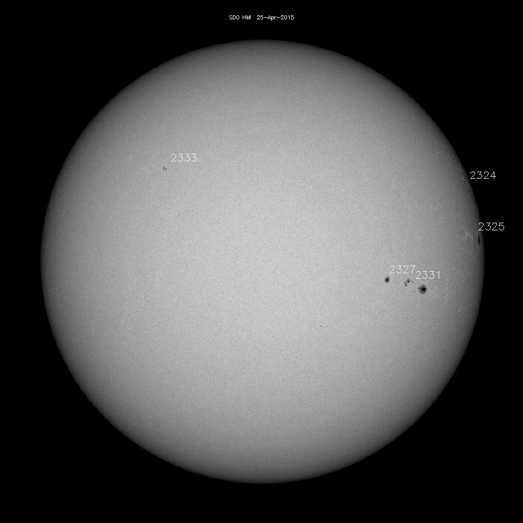 Sunspot regions