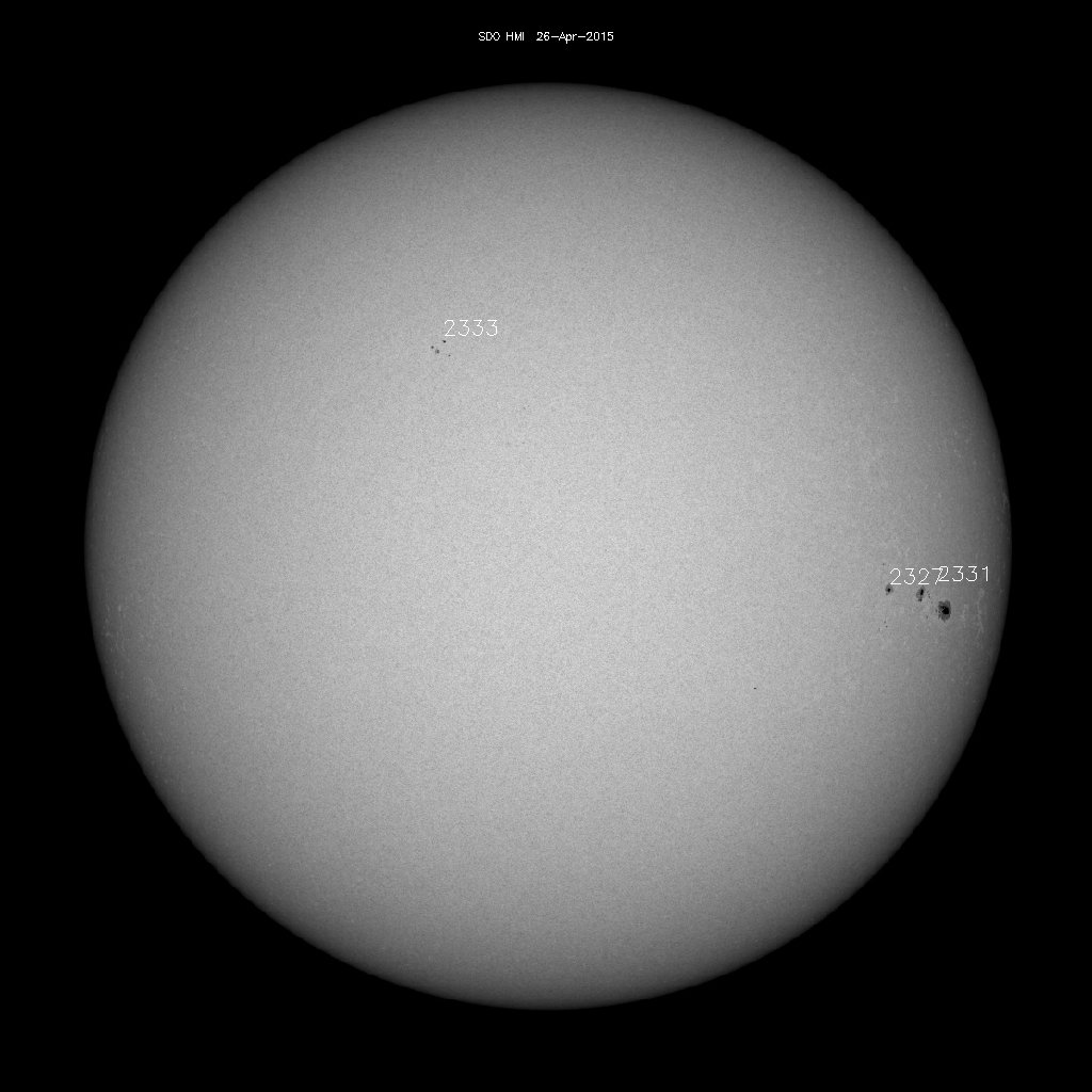 Sunspot regions