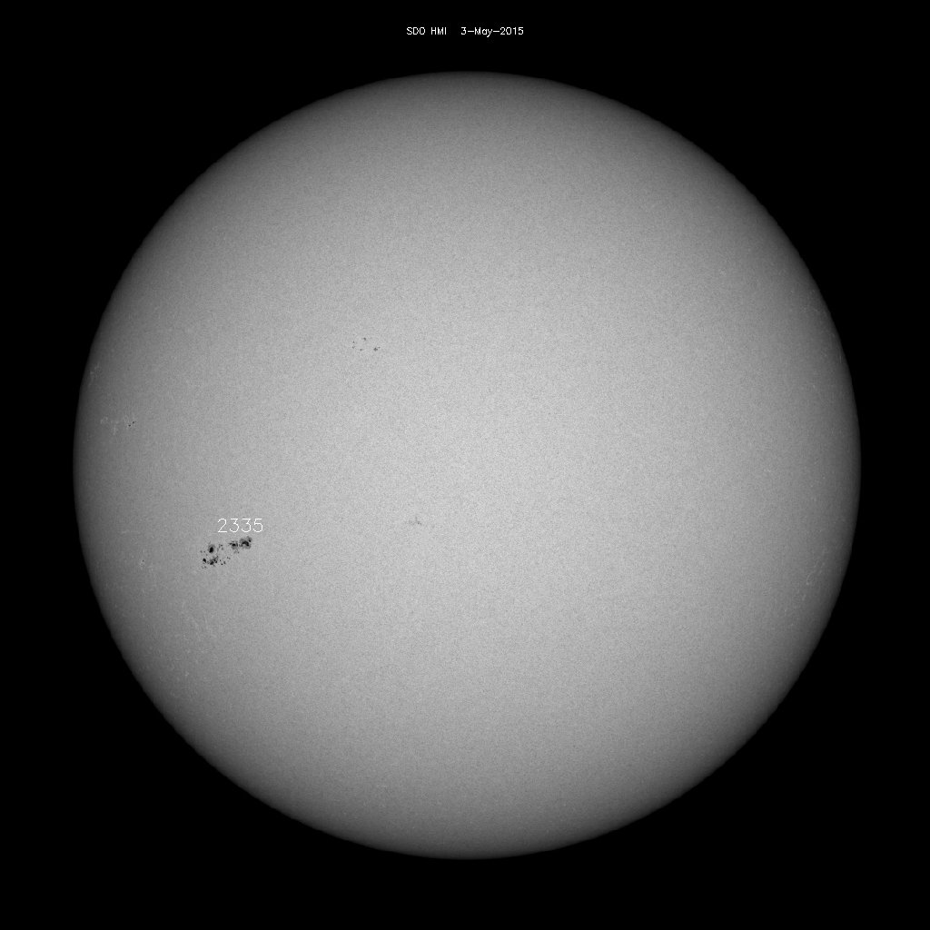 Sunspot regions