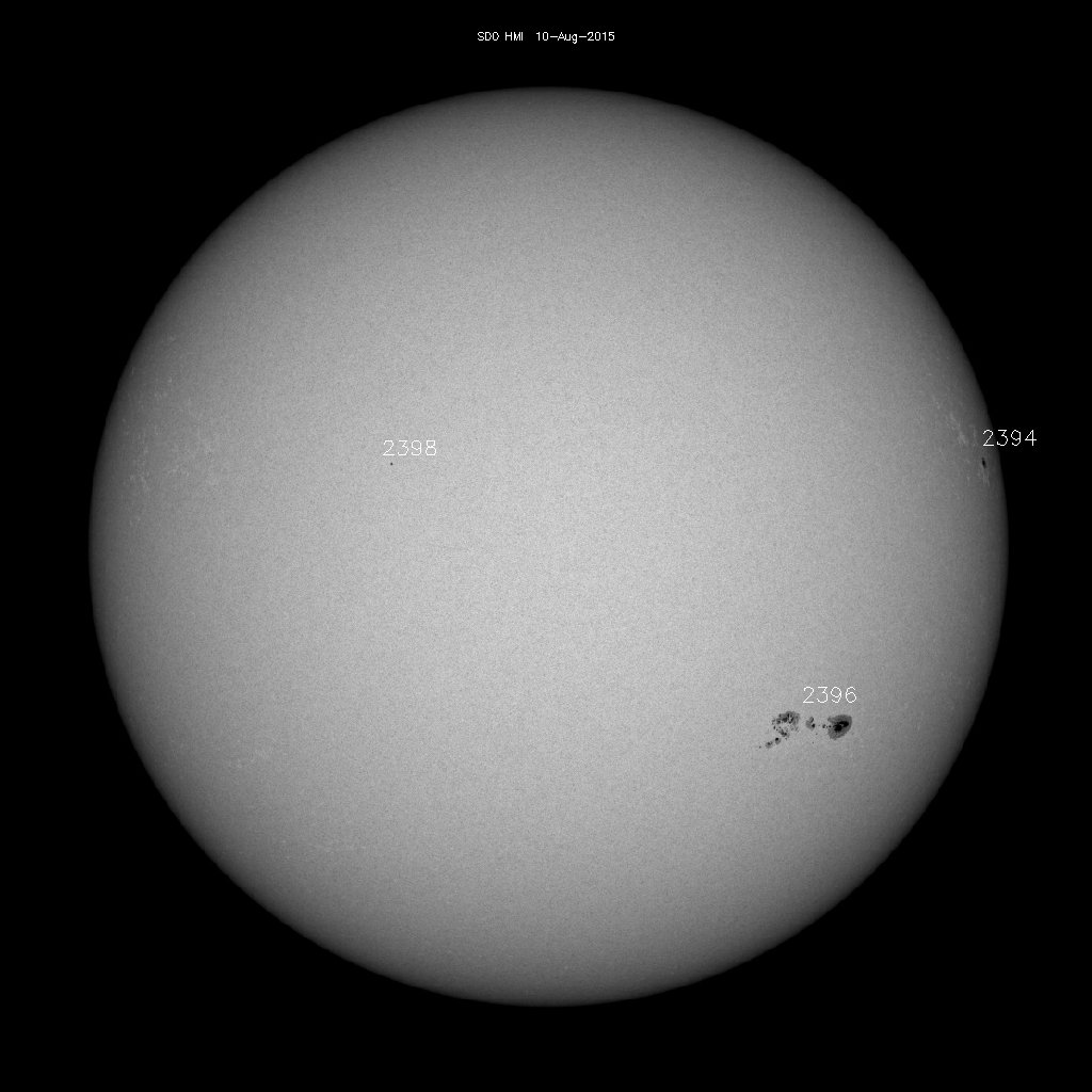 Sunspot regions