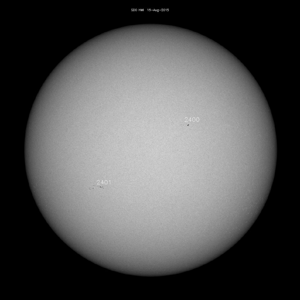 Sunspot regions