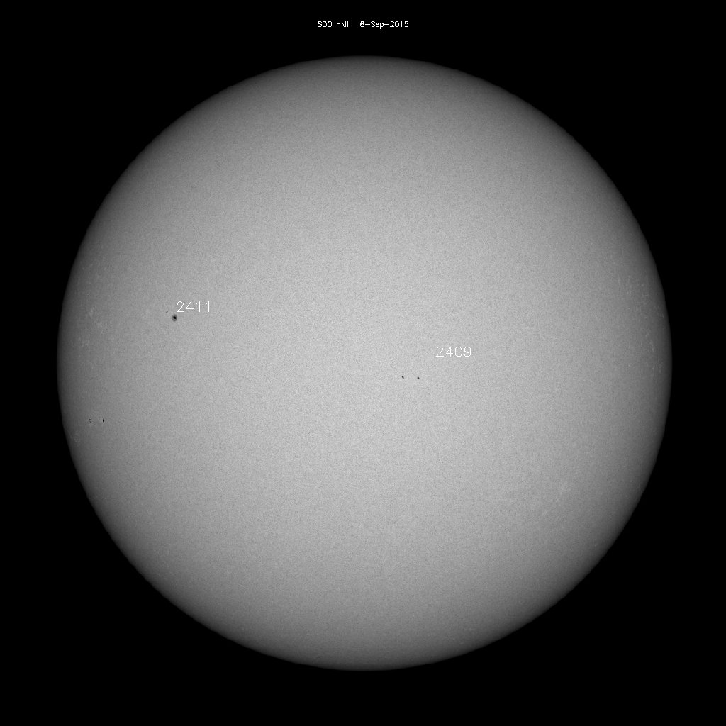 Sunspot regions