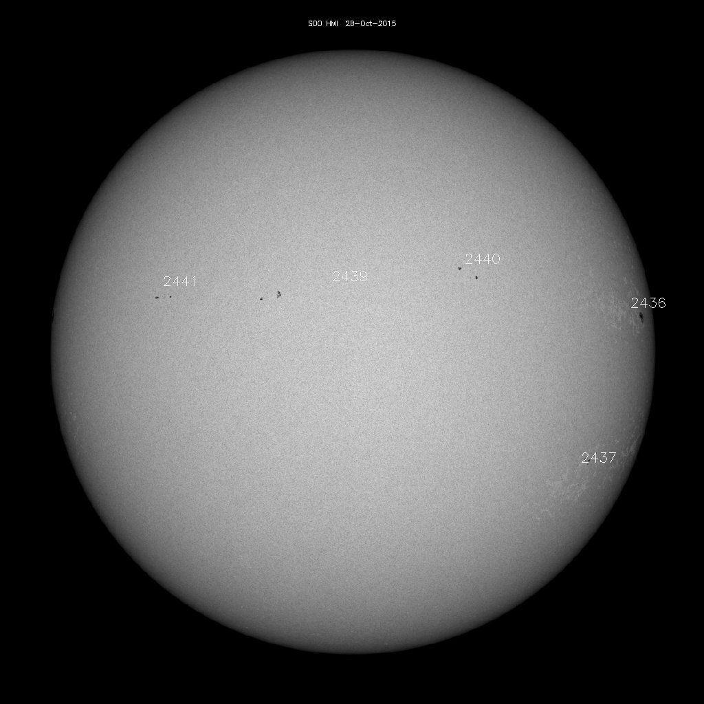 Sunspot regions