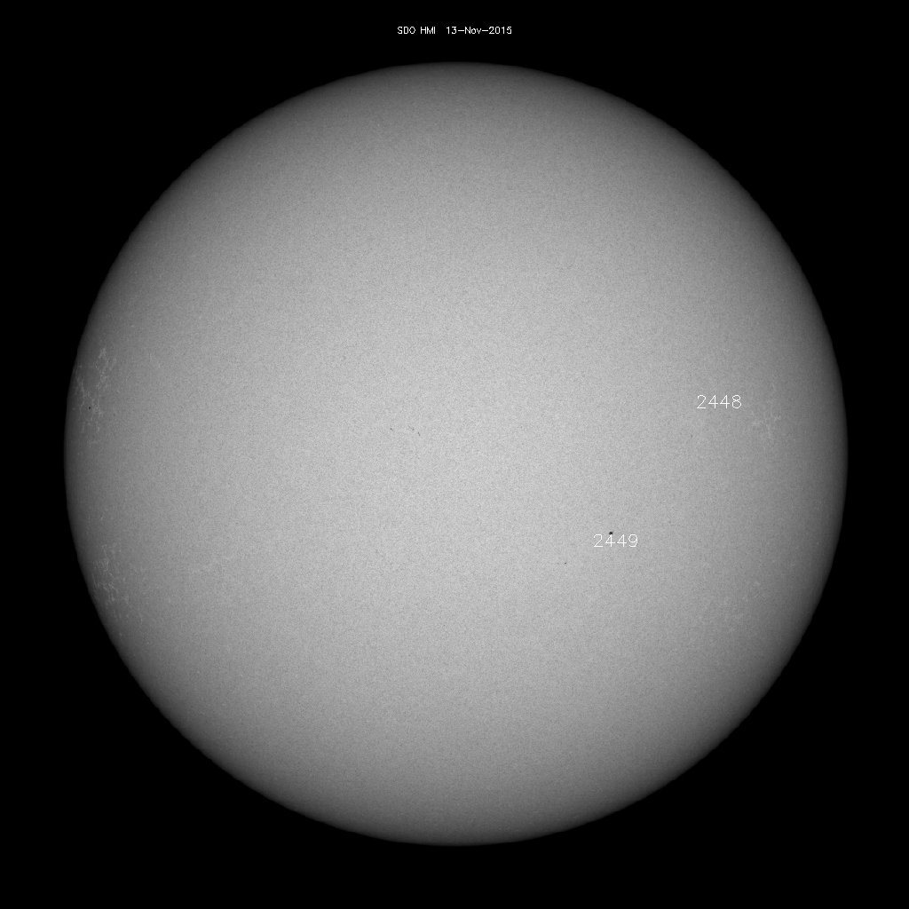 Sunspot regions