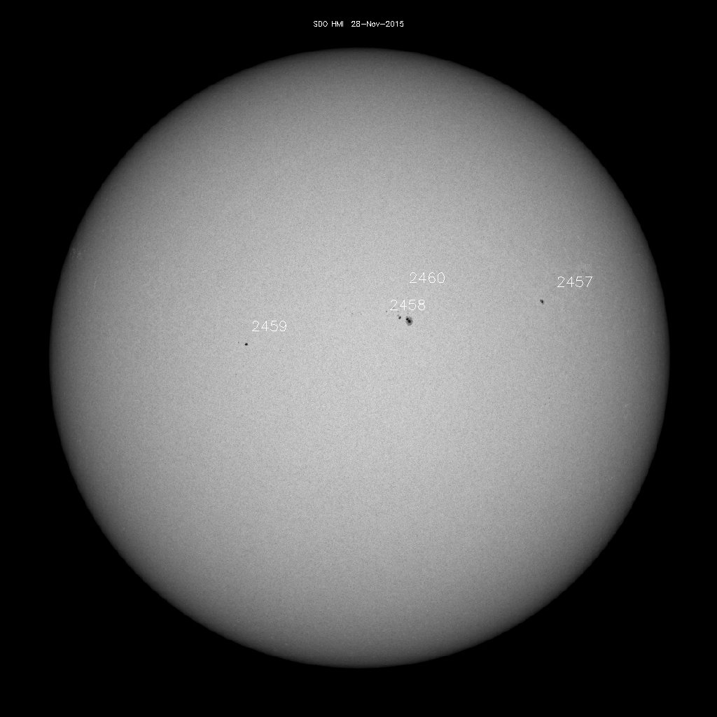 Sunspot regions