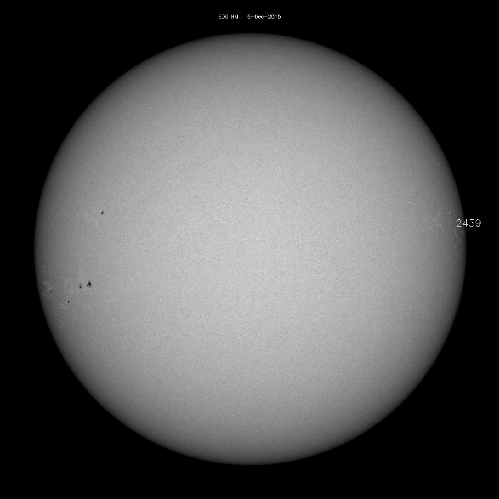 Sunspot regions