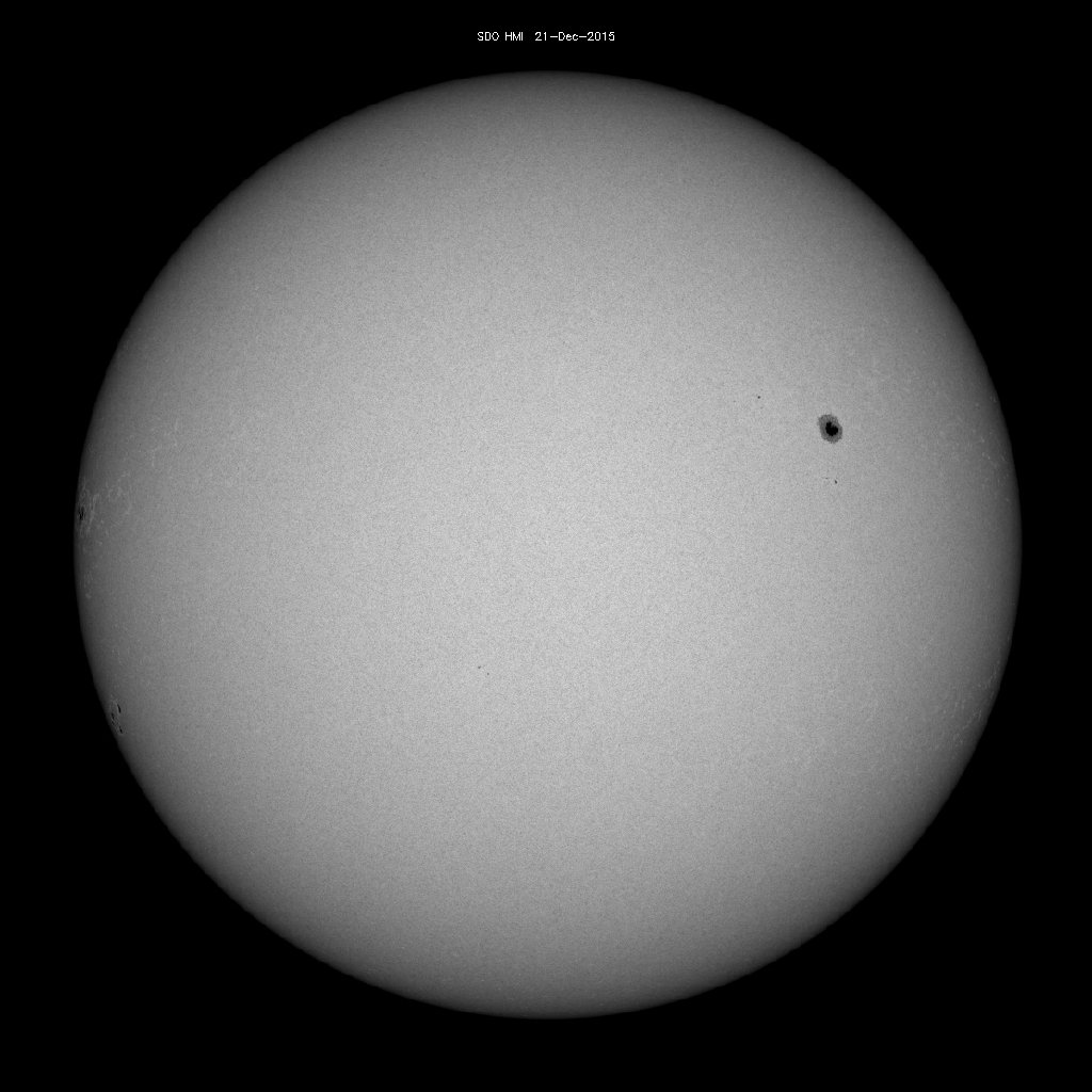 Sunspot regions