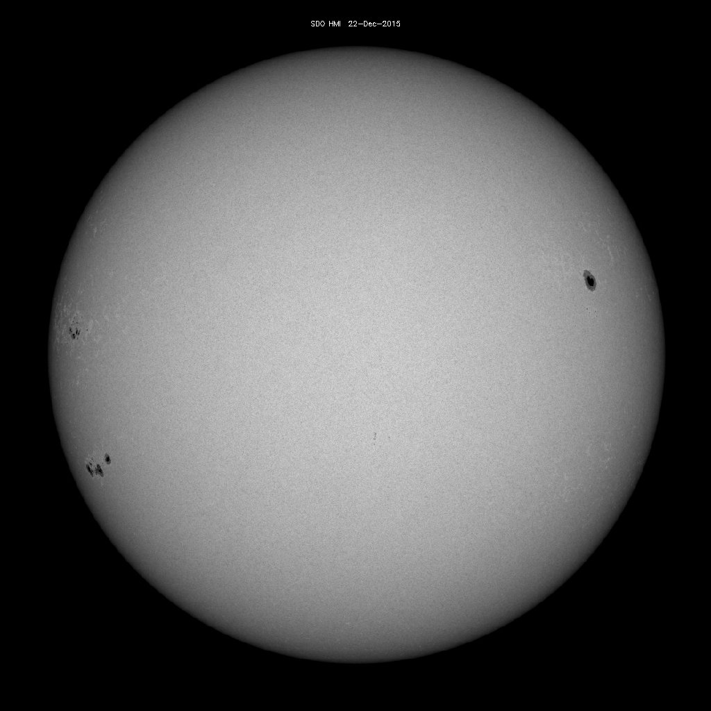 Sunspot regions