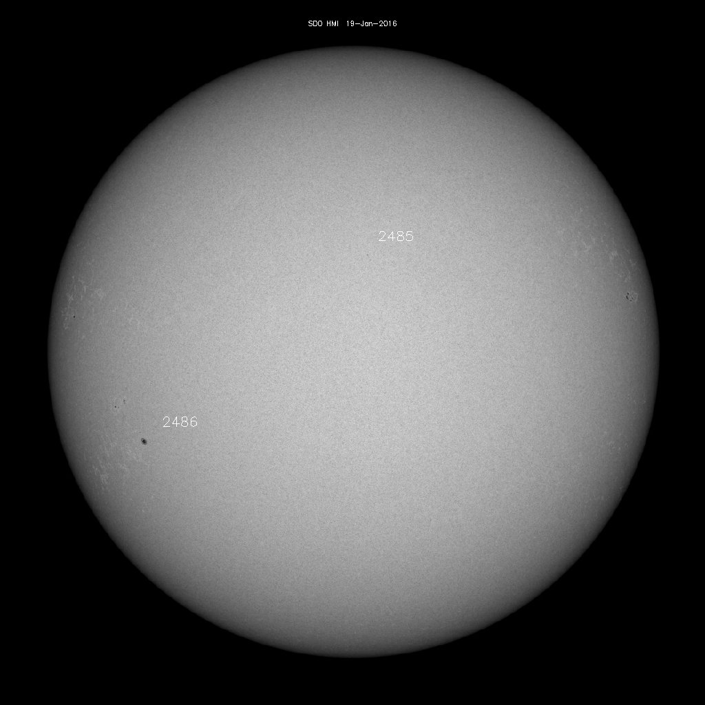 Sunspot regions