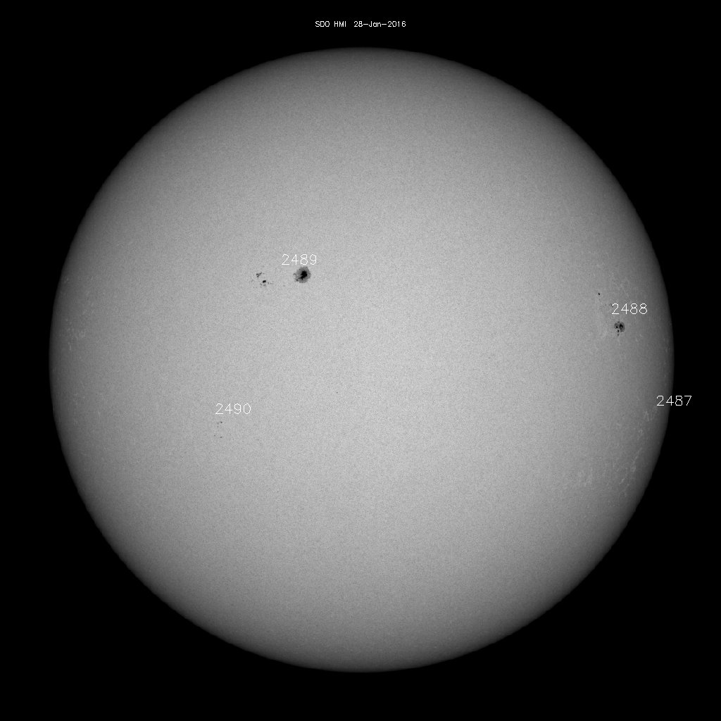 Sunspot regions