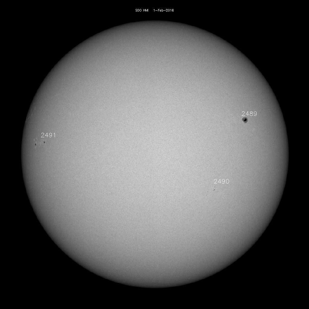 Sunspot regions