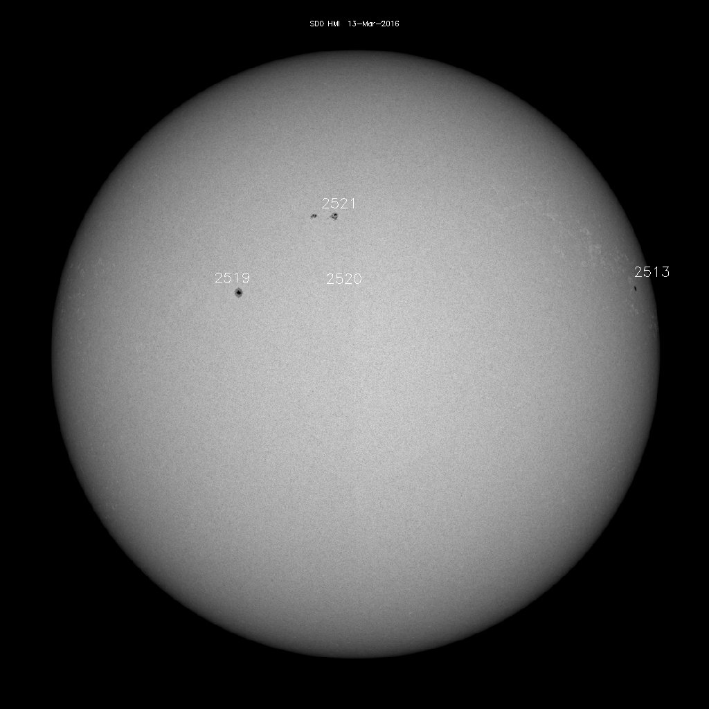 Sunspot regions