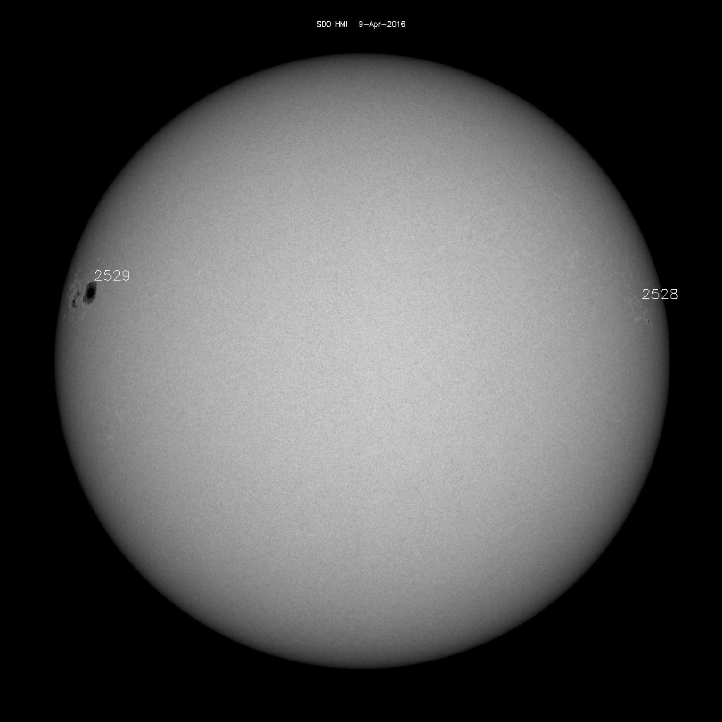 Sunspot regions