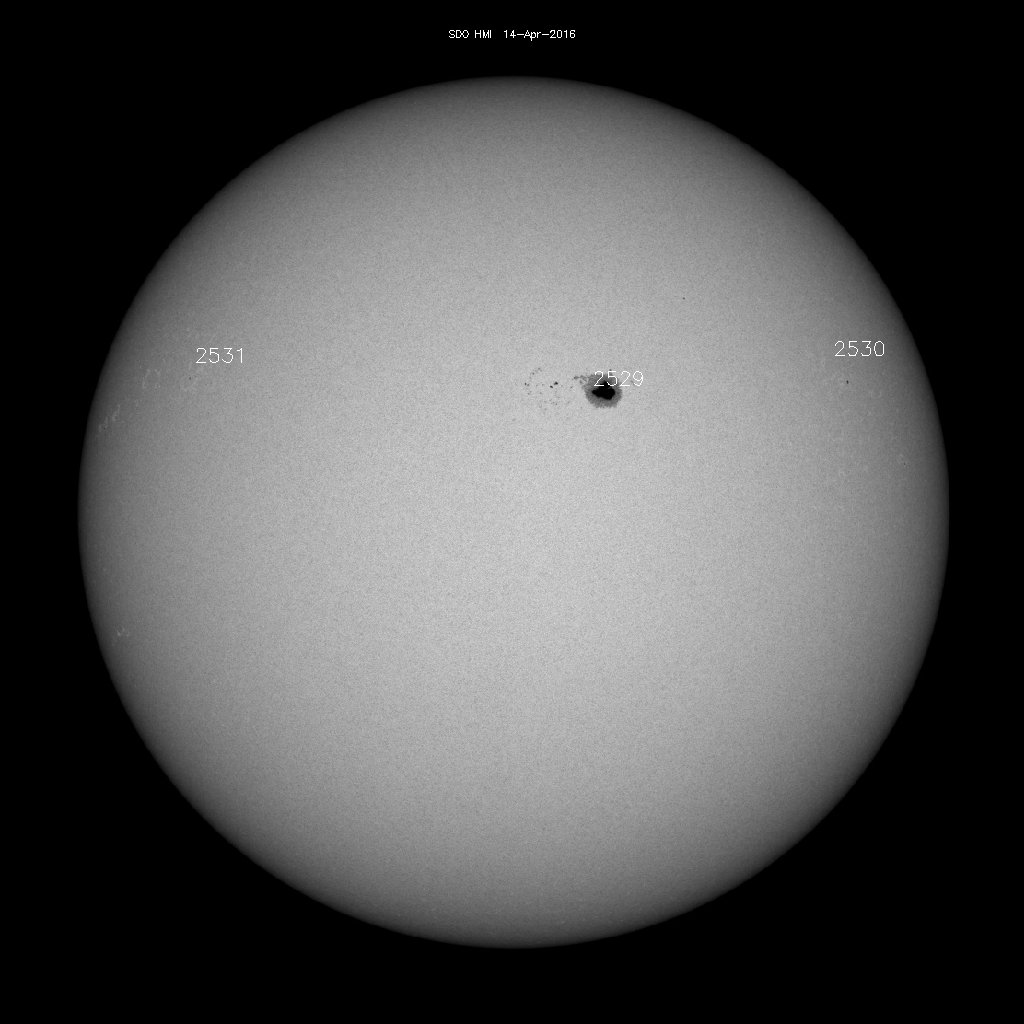 Sunspot regions