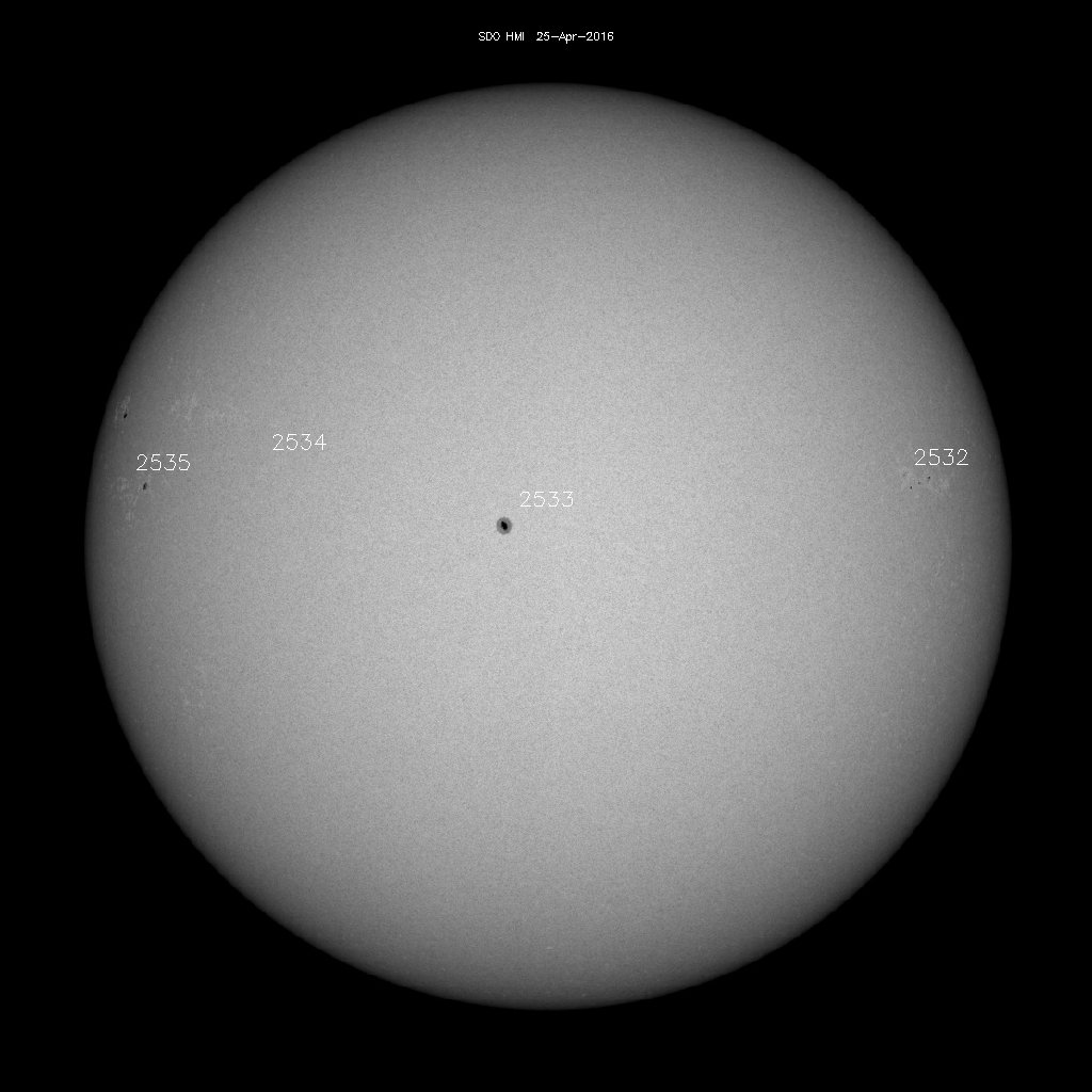 Sunspot regions