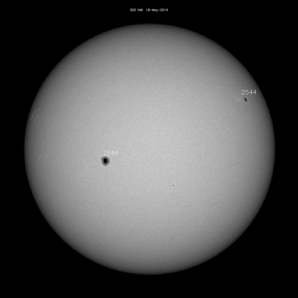 Sunspot regions