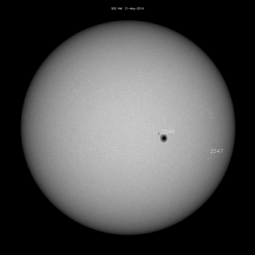 Sunspot regions