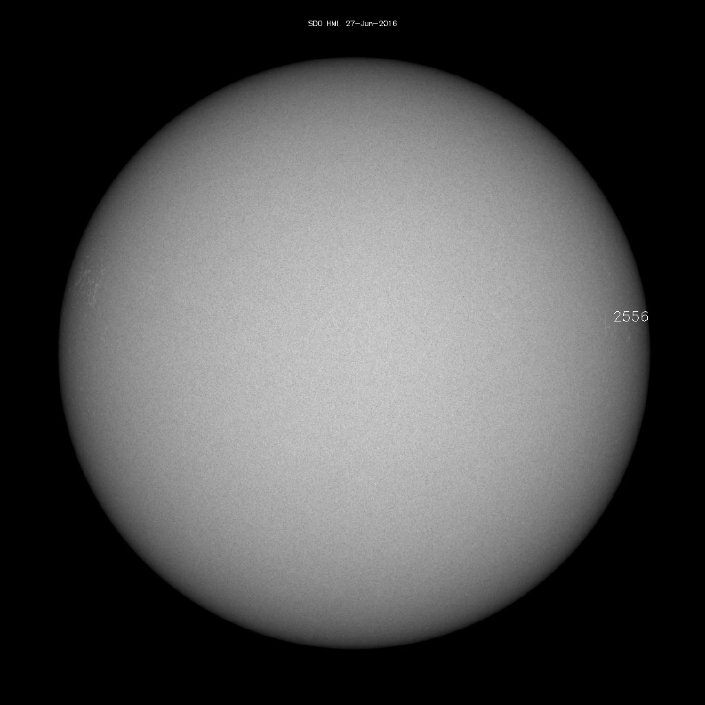 Sunspot regions