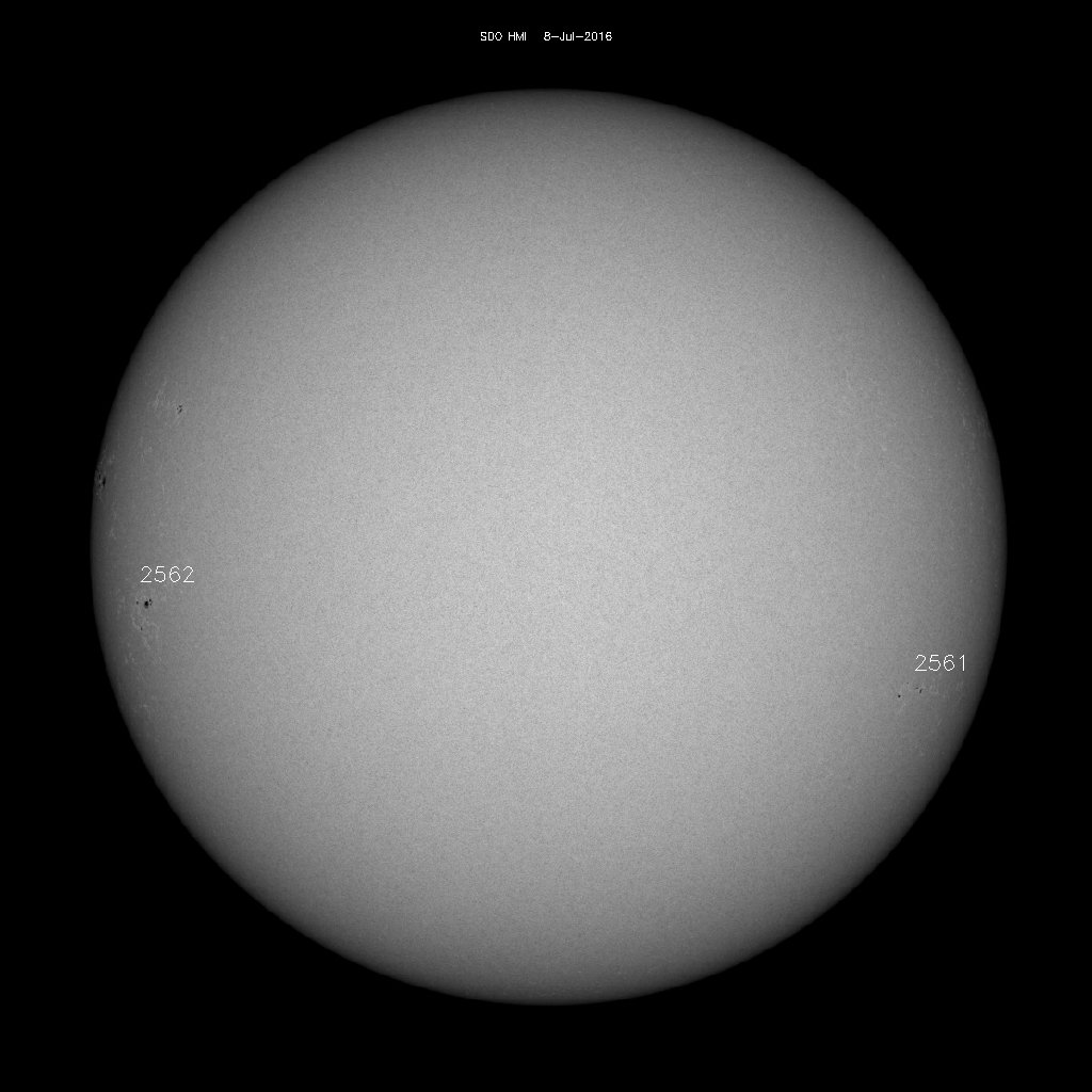 Sunspot regions