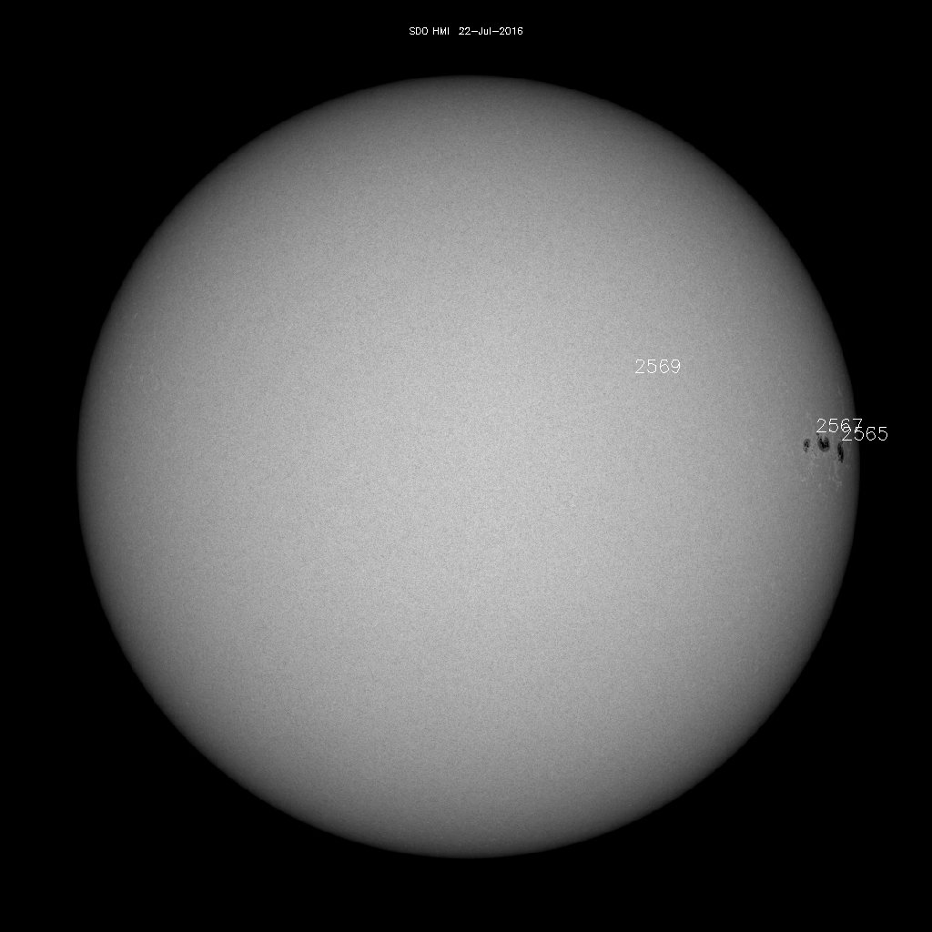 Sunspot regions