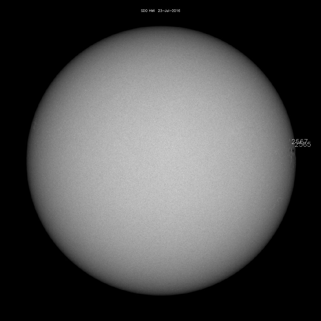 Sunspot regions