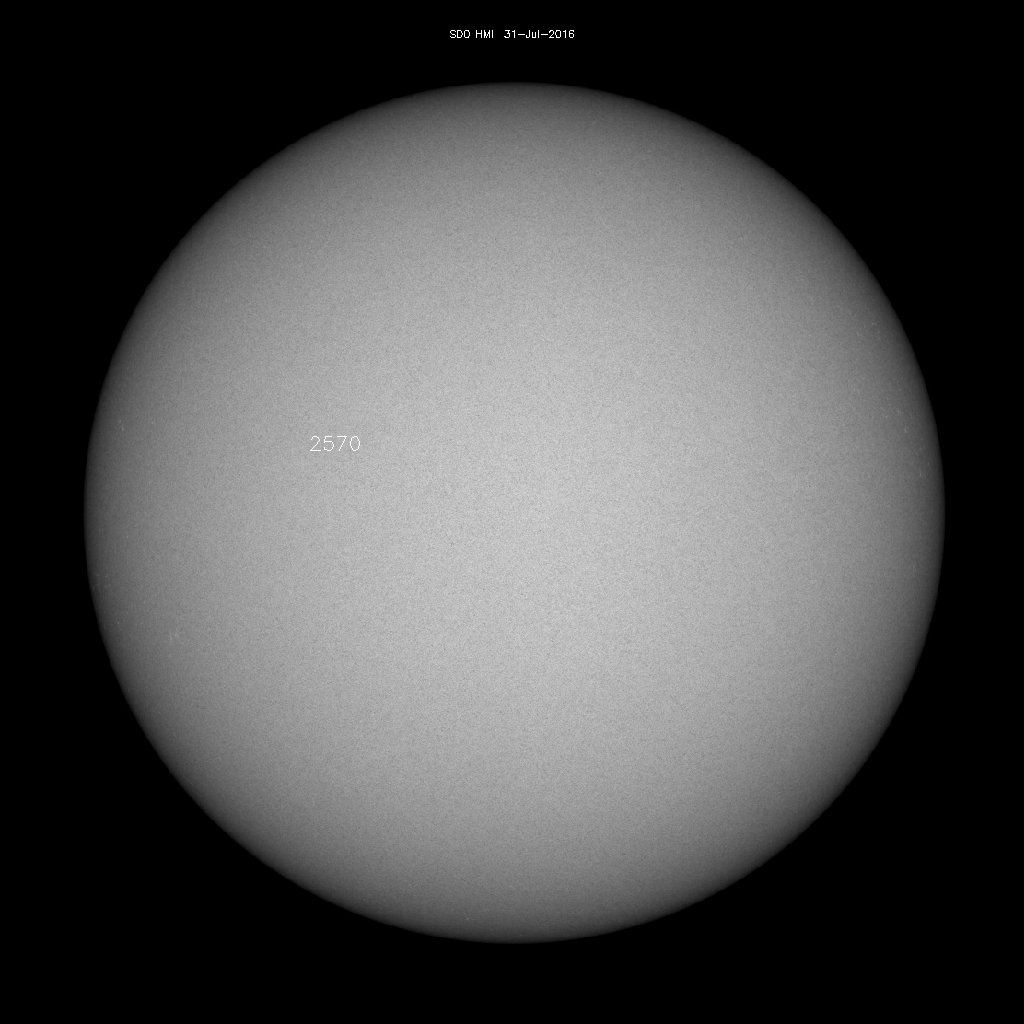 Sunspot regions