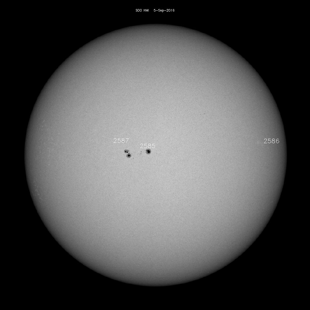 Sunspot regions