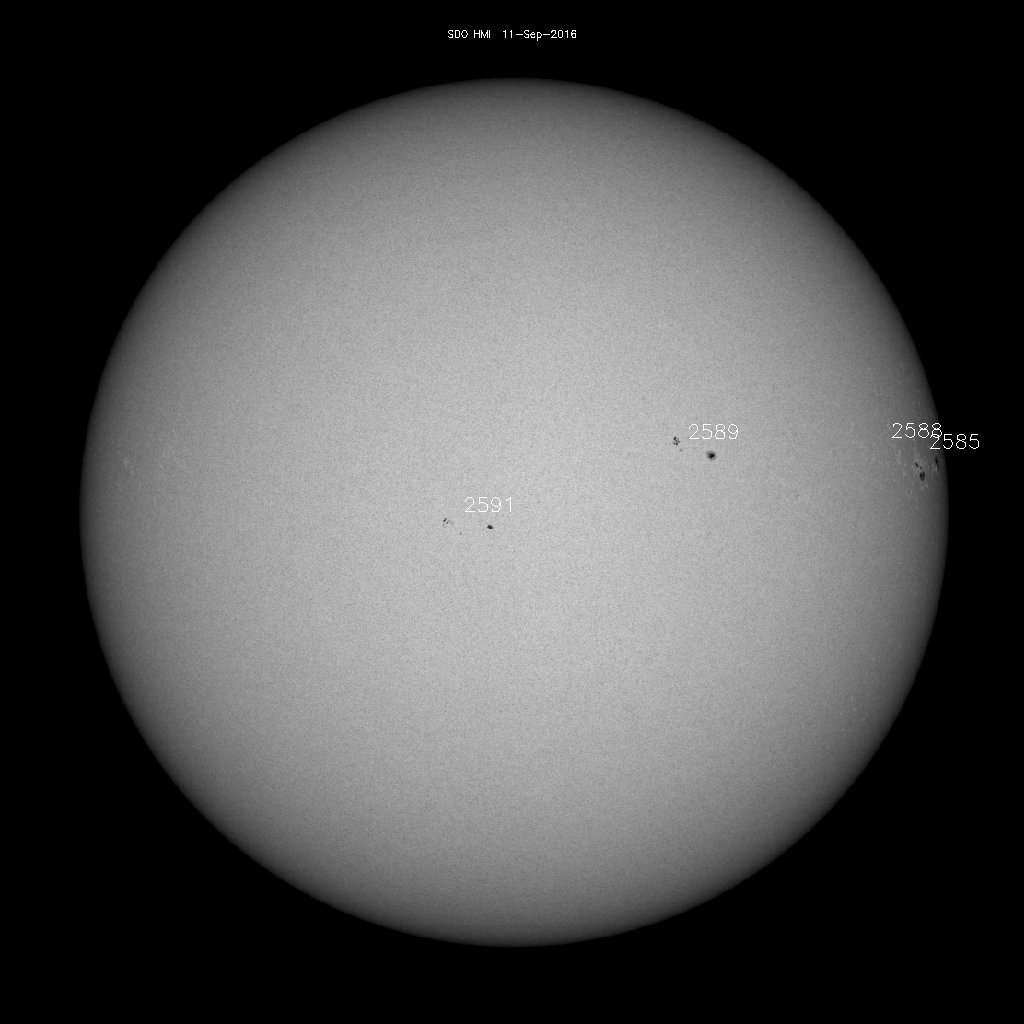 Sunspot regions