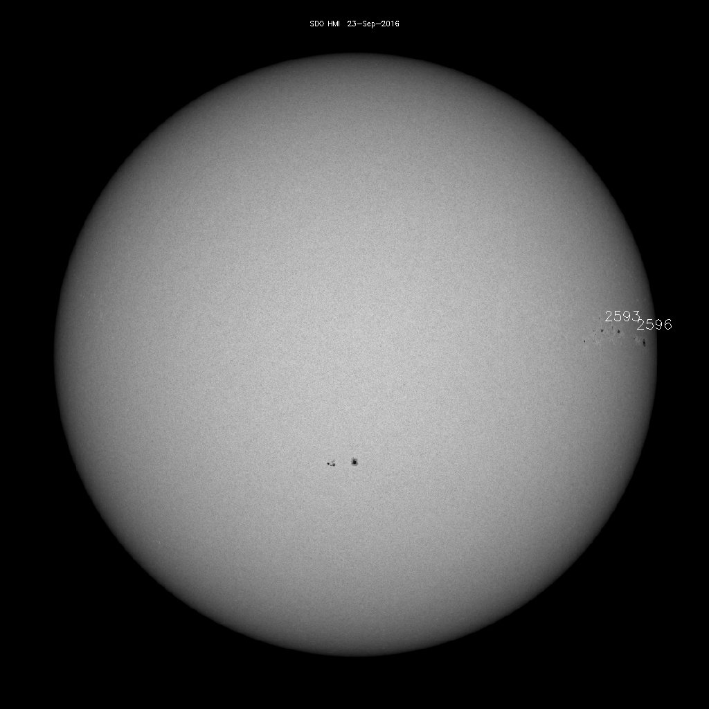 Sunspot regions